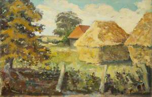 Haystacks at Marston, Northwich, Cheshire