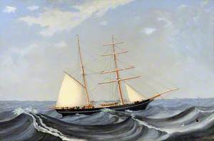 'Minnie Eaton' at Half Sail