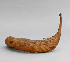 Ox Horn with Dragon Design*