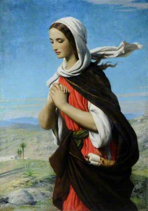 Biblical Female Figure in the Desert