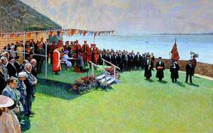 Act of Homage, Gorey Castle, Jersey, 25 May 1989