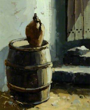 Old Barrel and Pot at Hamptonne, Jersey