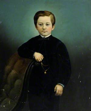 Portrait of a Young Boy of the Larbelestier Family with a Fob Chain