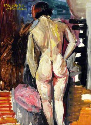 Study of the Nude for the Figure in the 'March of Silence'
