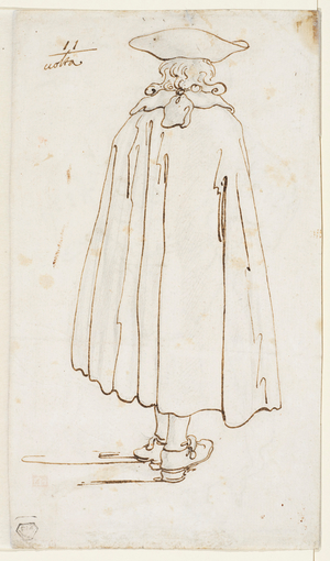 Standing Man, Viewed from Behind (verso)