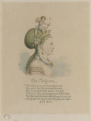 The Chignon – Bust of Woman, with Cupid Seated on Her Hair
