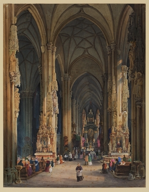 Interior of the Stefanskirche in Vienna