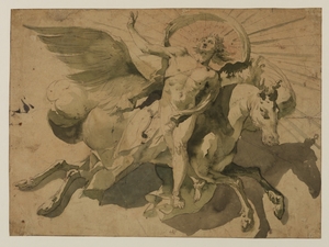 Apollo as Helios, with Pegasus