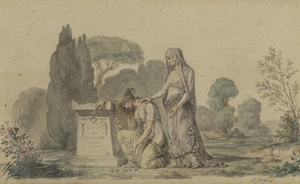 Two Women at a Tomb
