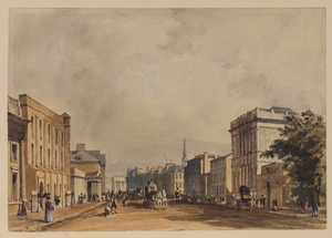 Whitehall, Looking towards Saint Martin's in the Fields