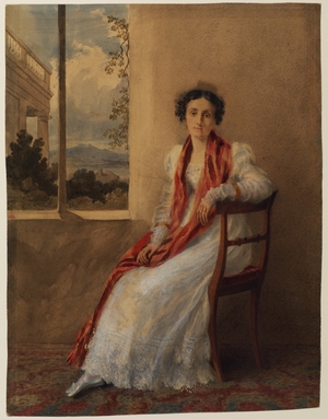 Woman Sitting at a Window