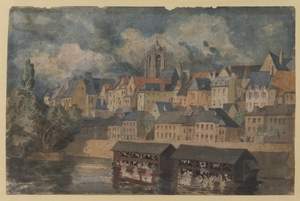 River Town in Northern France