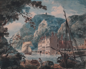 The Avon Gorge at Bristol with the Old Hot Wells House