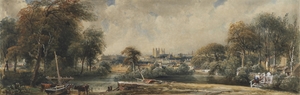 View of Exeter from across the Exe