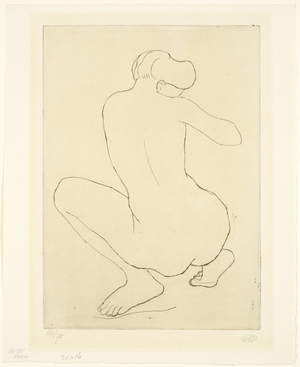 Woman Crouching