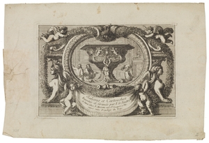 Frontispiece for the Set 'Salieres et cartouches'