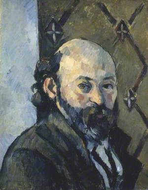 Copy after a Self Portrait by Paul Cézanne