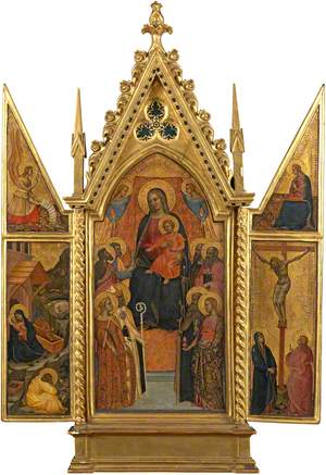 The Virgin and Child Enthroned with Eight Saints