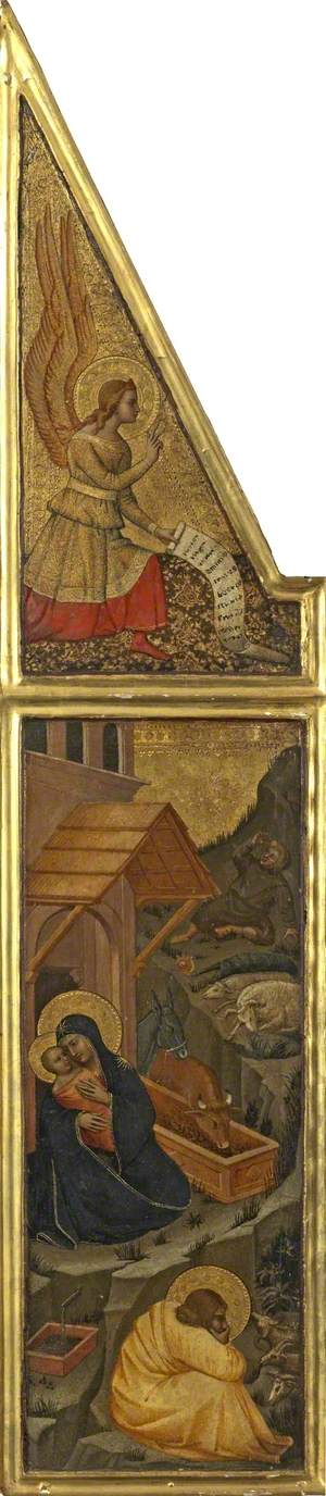 Nativity with Angel of the Annunciation
