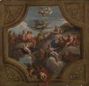 Sketch for a Ceiling Decoration (A Mythological Allegory)