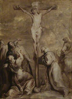 Crucifixion with Saint Francis