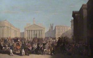 The Bank of England, Royal Exchange and Mansion House