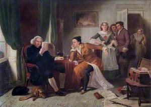 Dr Johnson (1709–1784), Reading 'The Vicar of Wakefield' by Oliver Goldsmith