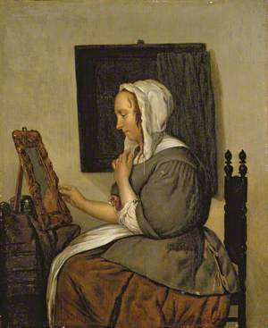 Young Woman at Her Toilet