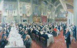 VE Day Fiftieth Anniversary Luncheon in the Guildhall, London