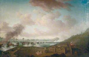 The Defence of Gibraltar against the French and Spanish on the Afternoon of 13 September 1782