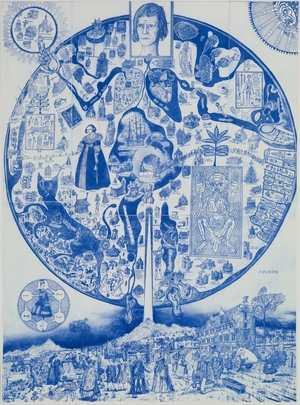 Map of Nowhere (Blue)