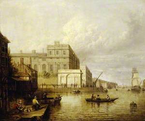 Greenwich Hospital from the River, London