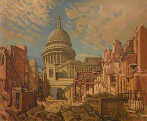 St Paul's Cathedral from Watling Street