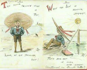Illustrated Letter by Dick Partridge, 22nd January 1900