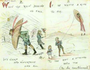 Illustrated Letter by Dick Partridge, 22nd January 1900