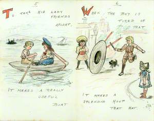 Illustrated Letter by Dick Partridge, 25th January 1900