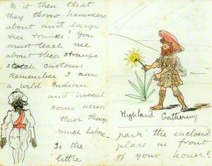 Illustrated Letter by Dick Partridge, 20th February 1900