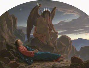 Satan Watching the Sleep of Christ