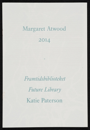Margaret Atwood 2014