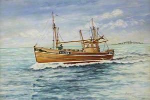 'Minnie Wood' (KY166), at Sea