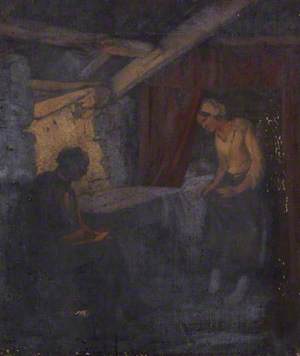 Man and a Woman in an Interior