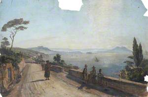 A Road on the Coast, West of Naples