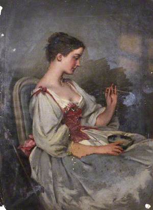 Portrait of a Woman with a Bowl