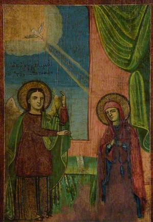 Icon with The Annunciation