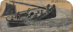 Boat with Fishermen Letting Out Nets, PZ11, the 'Flying Scud'