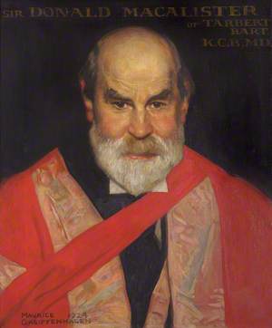 Sir Donald Macalister of Tarbert (1854–1934) Bt, Fellow, Principal at the University of Glasgow (1907), Chancellor of the University (1929)