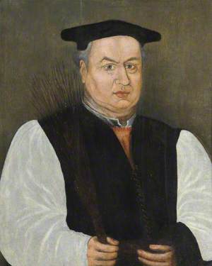 Portrait of an Unknown Bishop with a Birch Rod