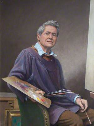 Carlos Luis Sancha, Portrait Painter (Self Portrait)