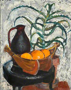 Still Life with Oranges and Agave