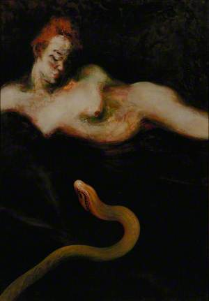 Hebe and Her Serpent